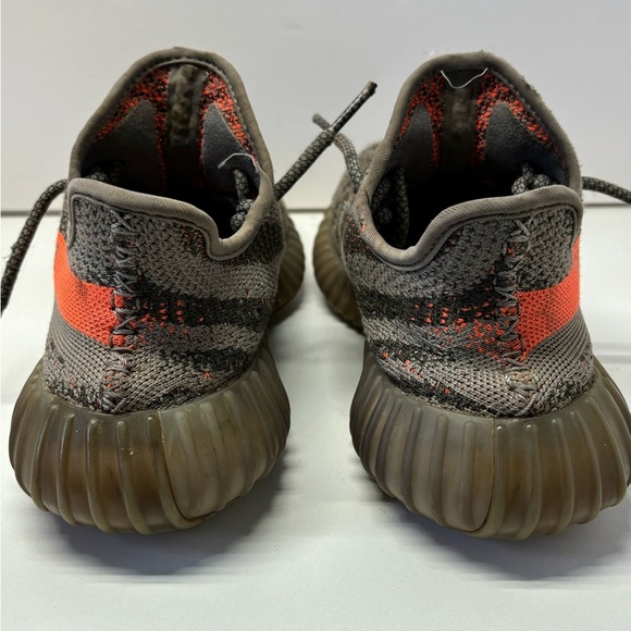 Adidas Yeezy Boost 350 V2 Beluga Sneakers Size 5 Used Orange Gray Men/Women/Kids - Picture 7 of 10